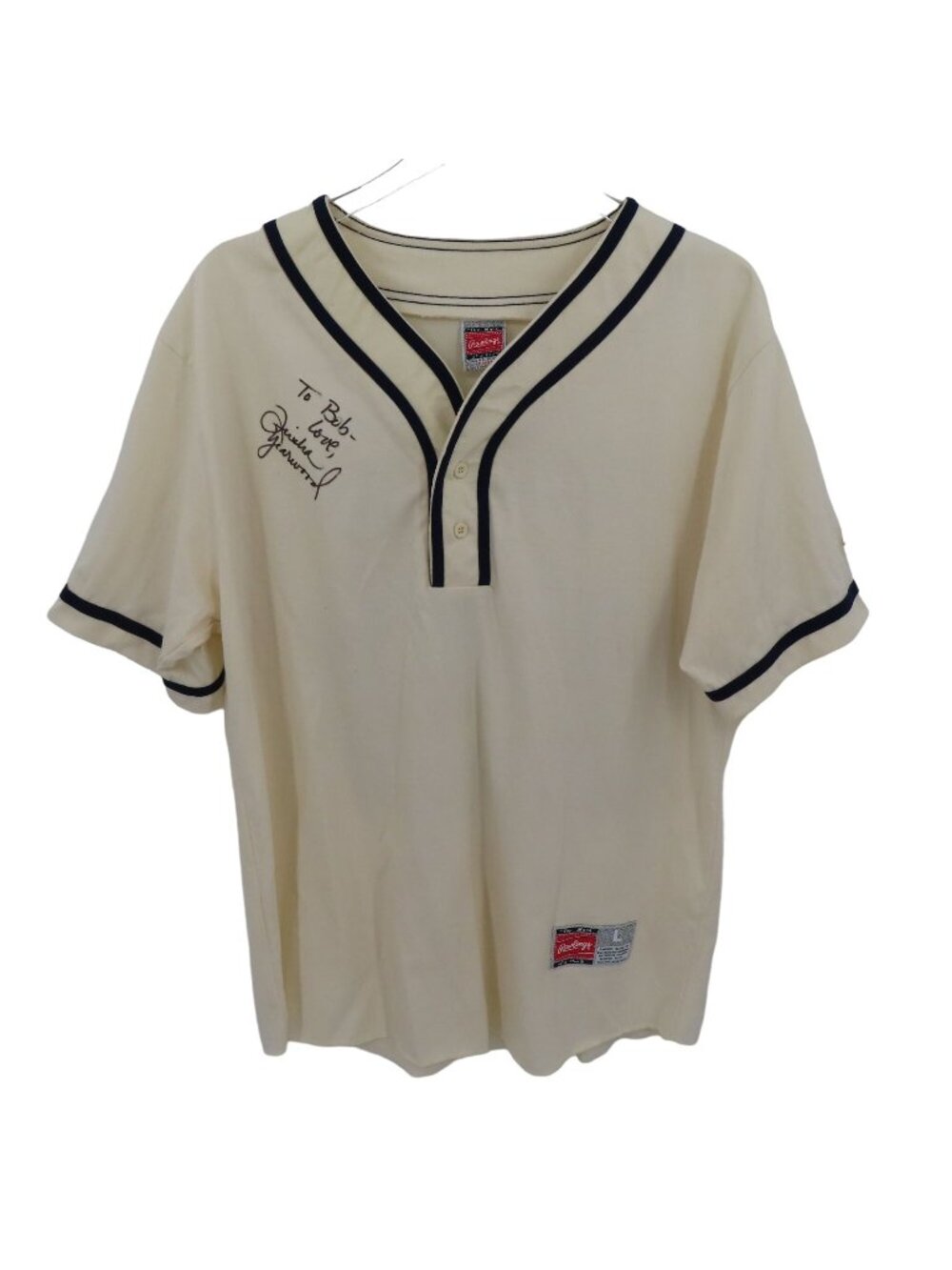 VTG Trisha Yearwood Signed Baseball Jersey Tour Shirt Rawlings Adult Large 1990s